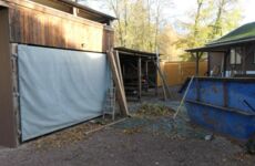 Schuppen im alten Zustand
