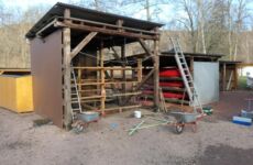 Weiter geht´s mit dem vorderen Schuppen