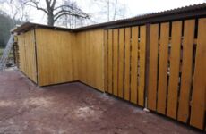 Fast fertige Schuppen